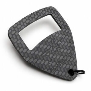 Carbon Fiber Bottle Opener Keychain